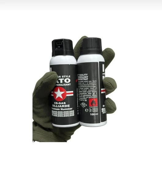 Nato Biber , Gaz Sprey 50 Ml 2'li set