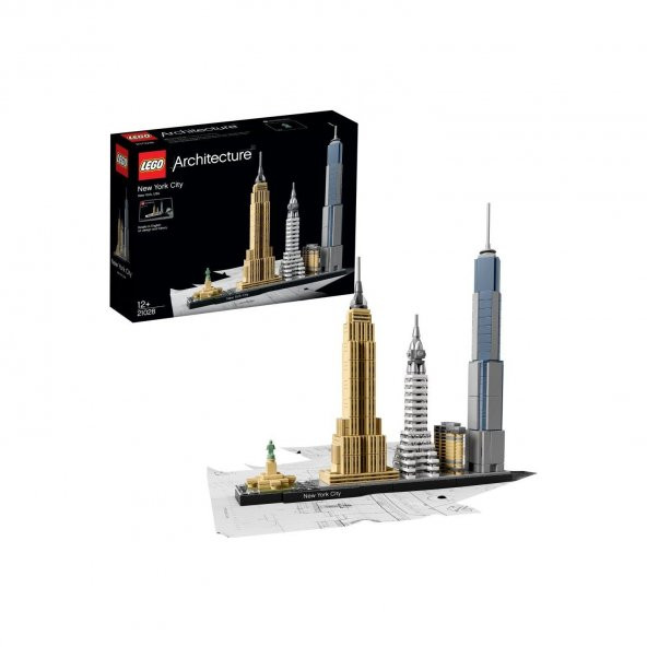 Lego Architecture 21028 New York City Yapım Seti - Yetişkin için Hobi Oyuncak