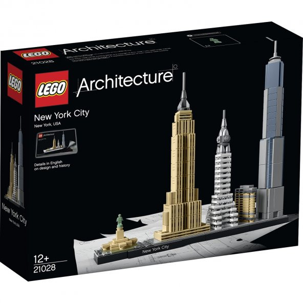 Lego Architecture 21028 New York City Yapım Seti - Yetişkin için Hobi Oyuncak - 4
