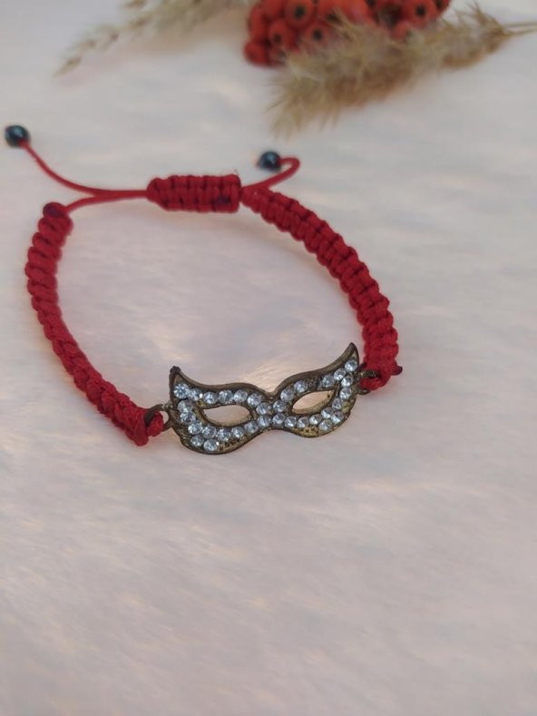 Hdmarketim Swarovski Taşlı Kedi Göz Örgü Bileklik Ayarlanabilir