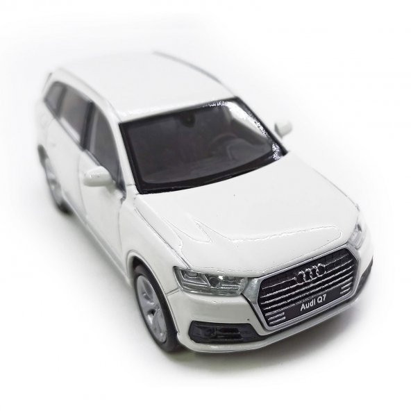 1:36 Audi Q7 Diecast Model Araba Welly Beyaz