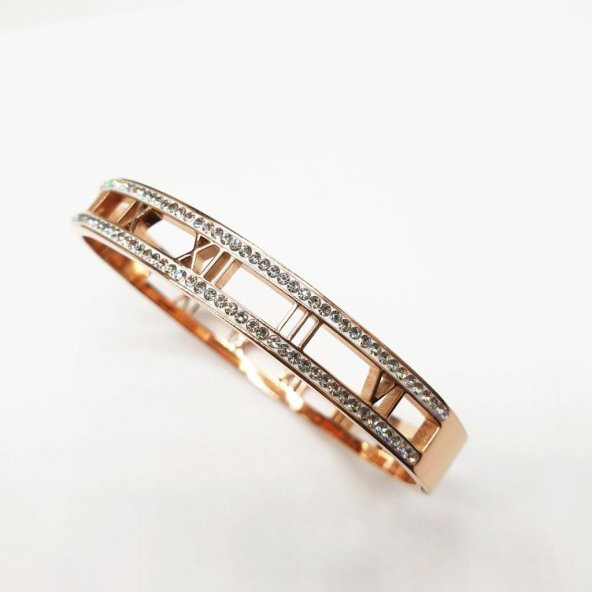 Aralıklı Roman Rakamlı Kadın Bileklik