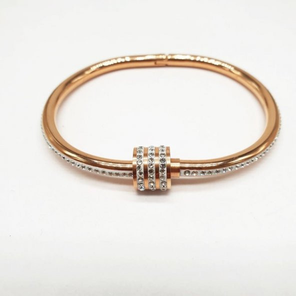 Kalın Halkalı Kadın Bileklik - 5