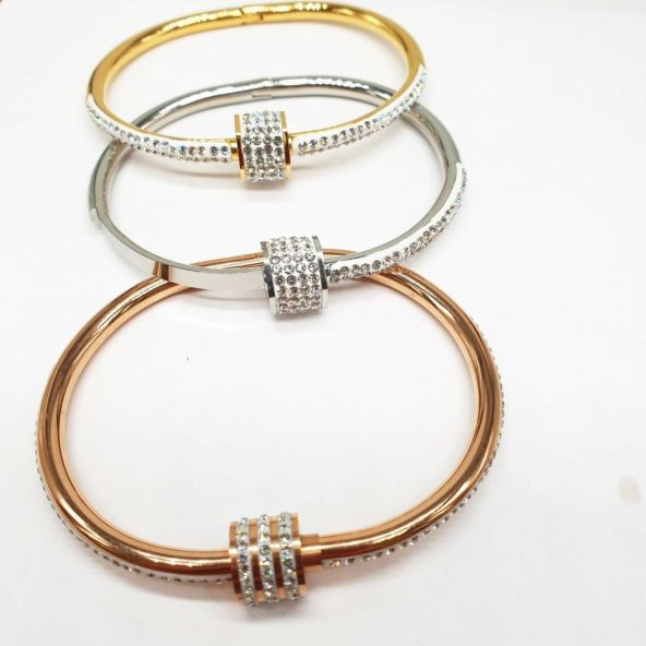 Kalın Halkalı Kadın Bileklik - 7