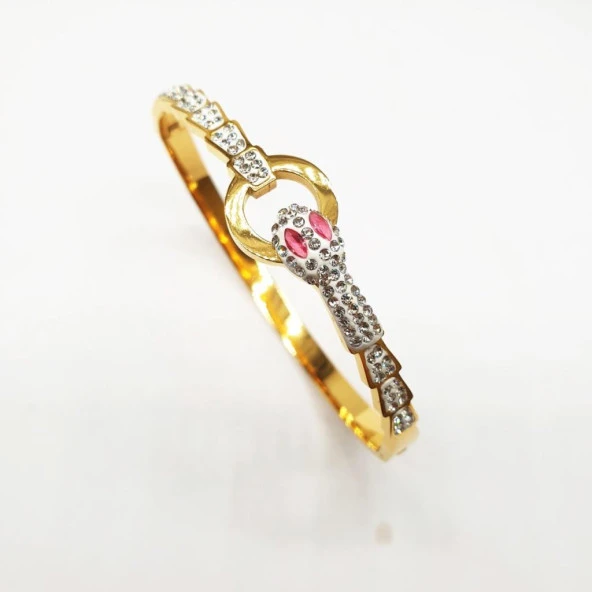 Yılan Model Taşlı Kadın Bileklik - 4