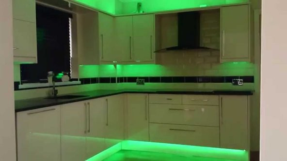Yeşil Şerit Led 3 Chip 5050smd Parlak Işık İç Mekan - 6