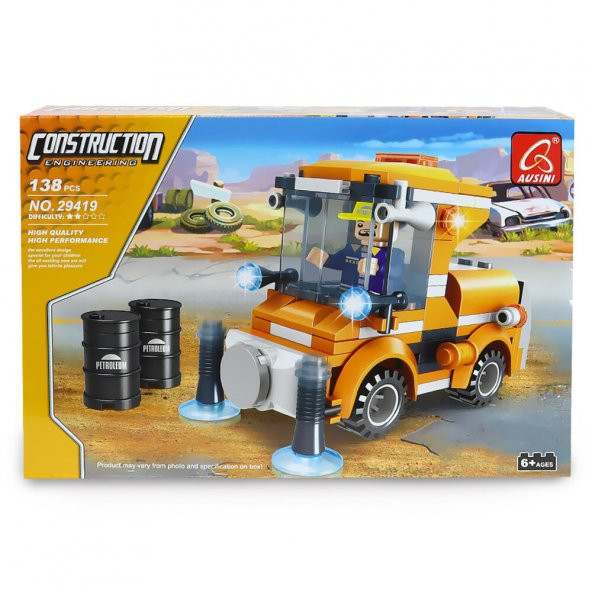 Ausini İnşaat Seti  138 Parça - 2