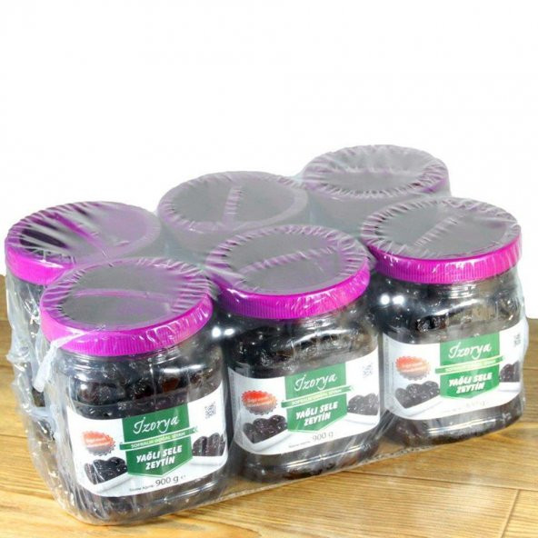 Orta Direk Katkısız Doğal Siyah Yağlı Sele Mut Zeytini 6x900g. Pet - 2