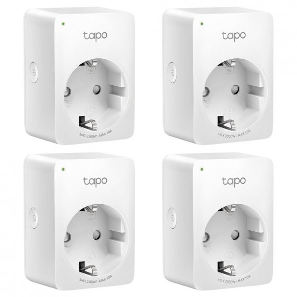 TP-LINK TAPO P100 MINI Wi-Fi AKILLI PRİZ 4LÜ