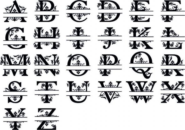 Dekoratif Ahşap Harf B HARFİ Monogram Harf 1 Adet - 3