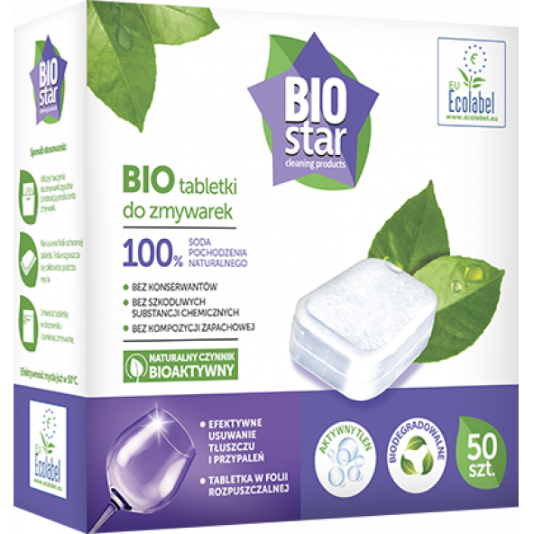 Biostar Bitkisel Bulaşık Makine Tableti 50 Adet