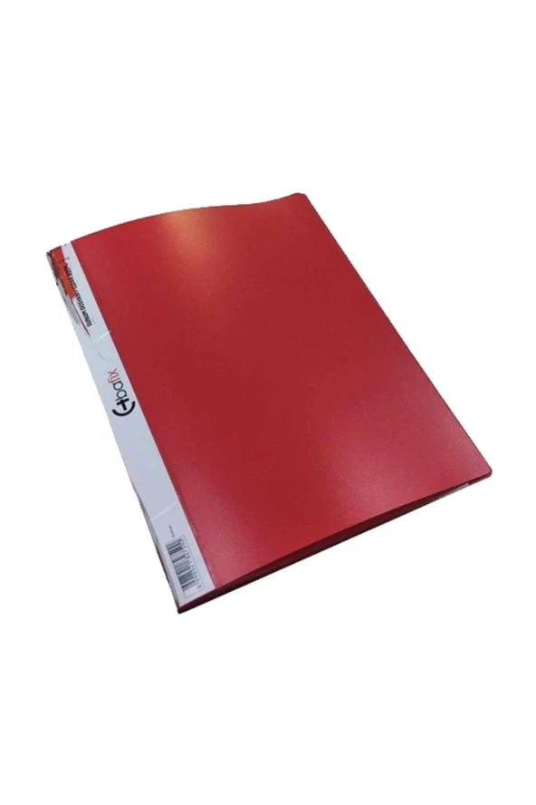 Bafix Katalog Sunum Dosyası 30'lu A4 Kırmızı - 48 Adet
