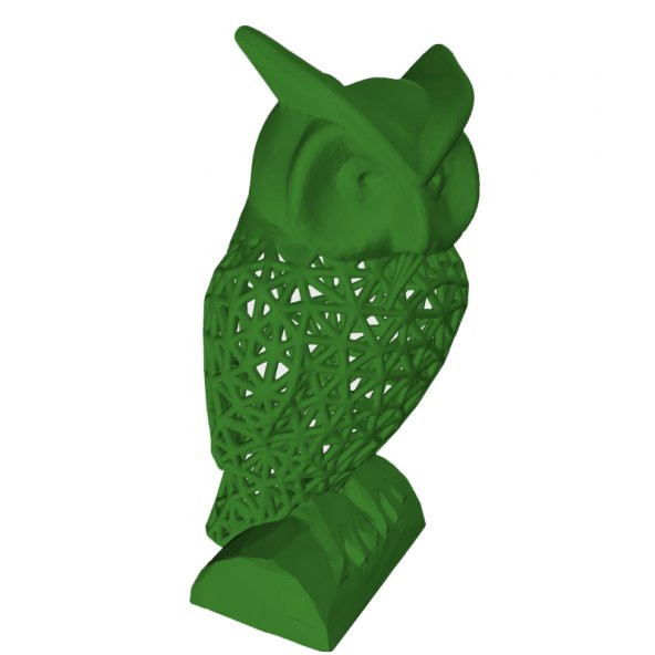 3D Baskı Tel Kafes Baykuş Görünümlü Kalemlik Model 08 - 7