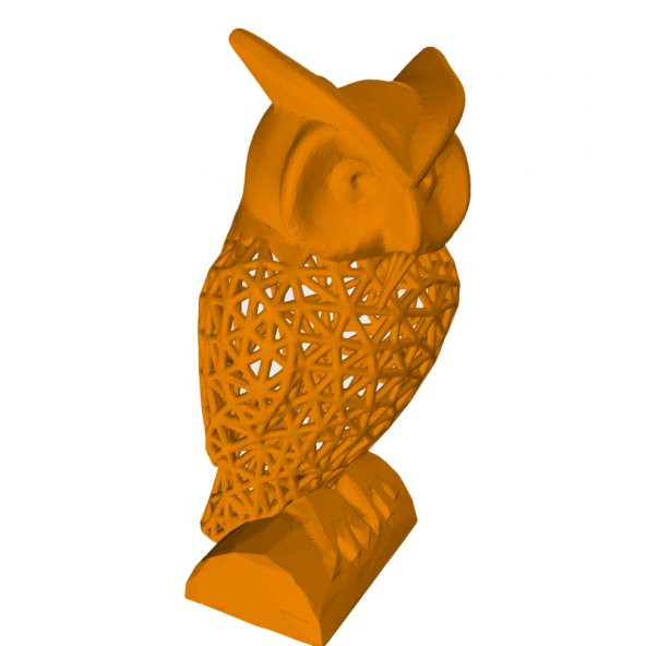3D Baskı Tel Kafes Baykuş Görünümlü Kalemlik Model 08 - 8