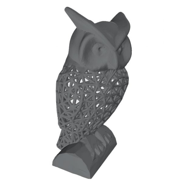 3D Baskı Tel Kafes Baykuş Görünümlü Kalemlik Model 08 - 12