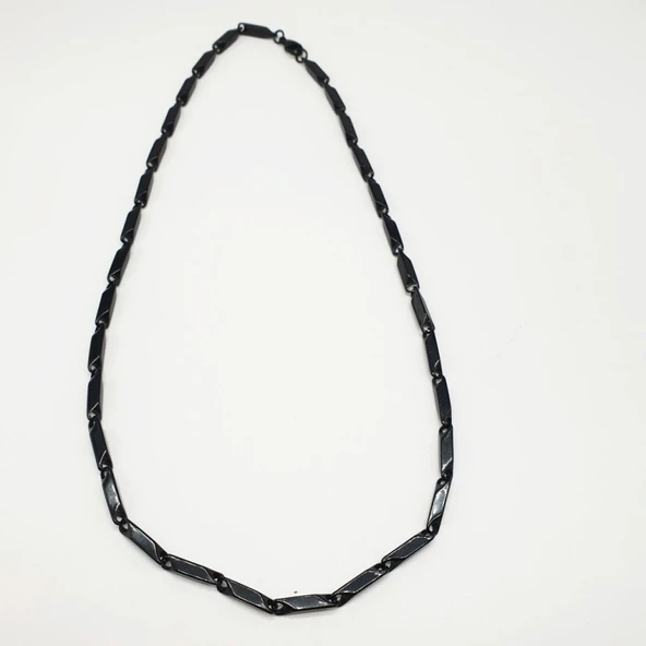 Kalın Model Siyah Renk Erkek Zincir - 9