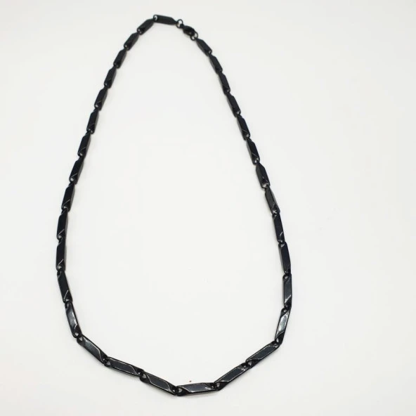 Kalın Model Siyah Renk Erkek Zincir - 3