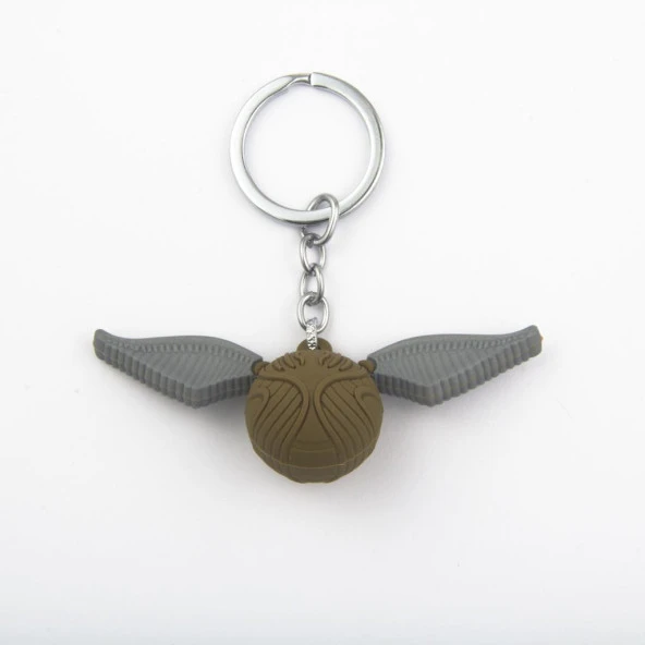 Harry Potter Hogwarts Snitch 3D Boyutlu Silikon Anahtarlık - 2