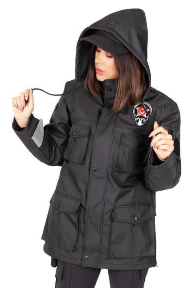 Yeni Tip Kamu Özel Güvenlik Kadın Kabanı (İç Montlu) - 5