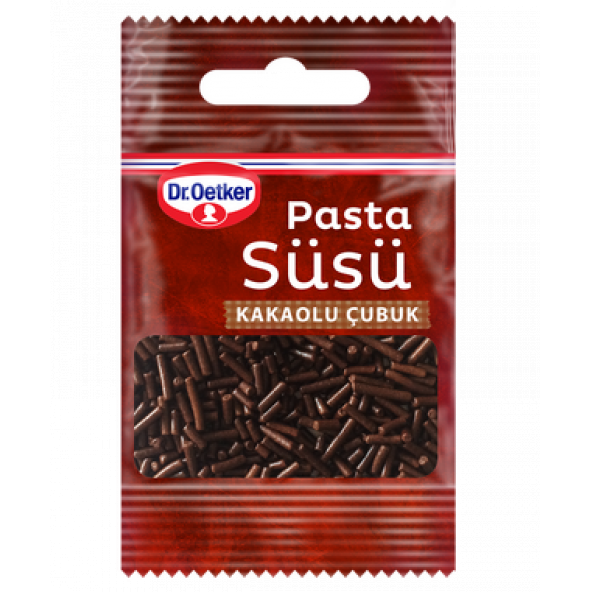Dr Oetker Dekor Serisi Pasta Süsü - Kakaolu Çubuk (2) Şekerli Çubuk (2) 10 g. x 4 - 2
