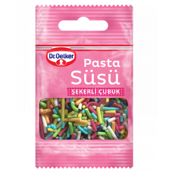 Dr Oetker Dekor Serisi Pasta Süsü - Kakaolu Çubuk (2) Şekerli Çubuk (2) 10 g. x 4 - 3