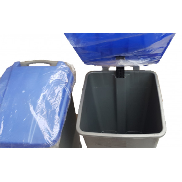 70 Lt Plastik Pedallı Çöp Kovası - 3