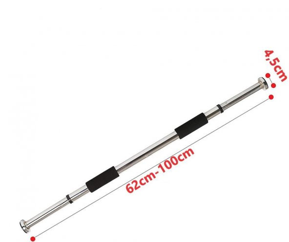 Havana Krom Kapı Barfiksi Barı Mekik Çekme Aleti (62-100 cm Arası) - 6
