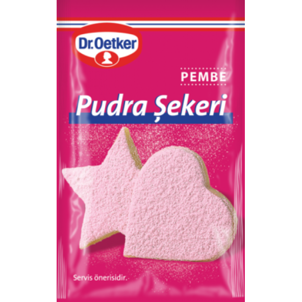 Dr. Oetker Süsleme Glazürü (4 Tüp X19 G.) + Pembe Pudra Şekeri 2 Paket X 15 G.) - 3