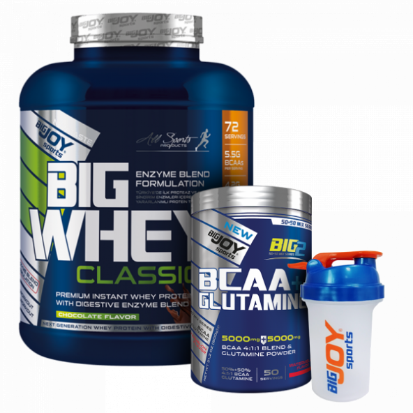 Big Joy Big Whey Classic Whey Protein 2376 Gr - Big2 BCAA+Glutamine 600 Gr +HEDİYELER - 2