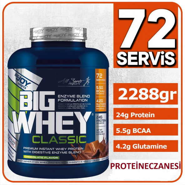 Big Joy Big Whey Classic Whey Protein 2376 Gr - Big2 BCAA+Glutamine 600 Gr +HEDİYELER - 3