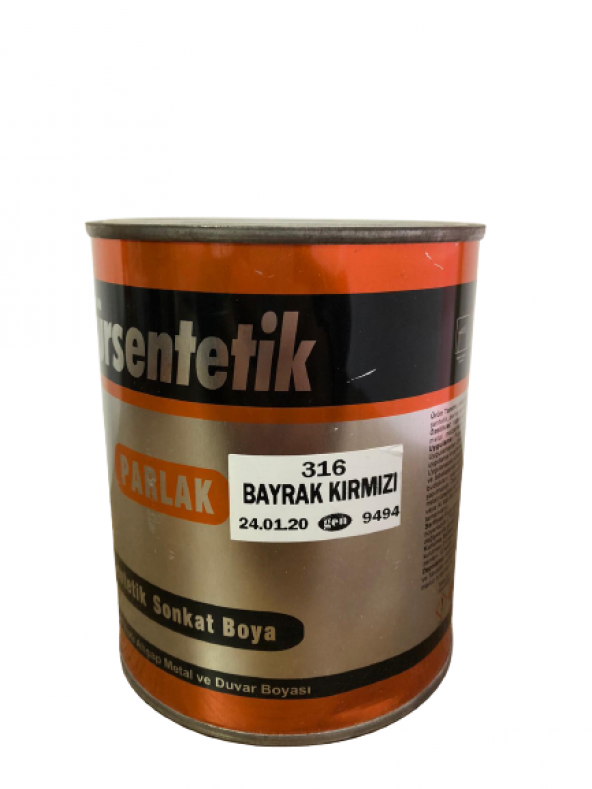 GEN SÜRSENTETİK YAĞLI METAL BOYASI 1 KG TÜM RENKLER - 5