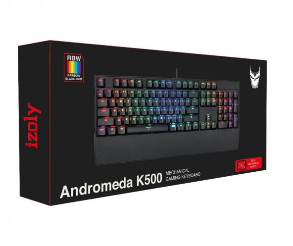 İzoly Andromeda K500 Rainbow Mekanik Q Gaming Klavye