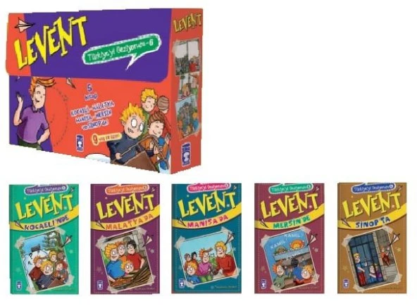 Levent Türkiye'yi Geziyorum (6. Set) 5 Kitap