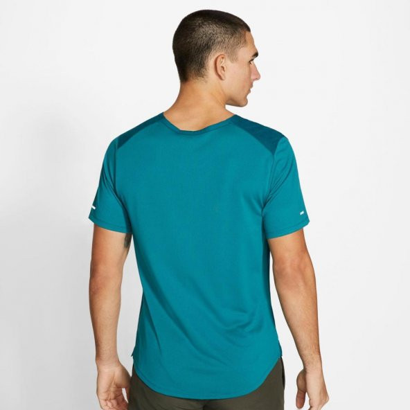 Nike Dri-FIT Miler Wild Run Erkek Tshirt CU6038-381 - 2