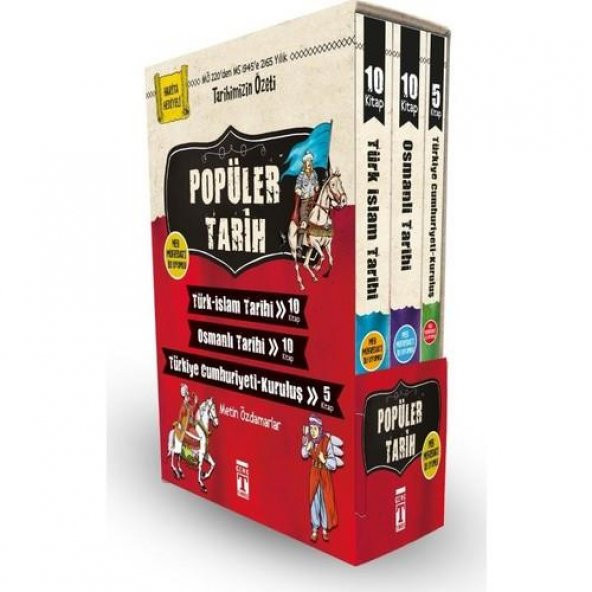 Popüler Tarih 25 Kitap Takım Metin Özdamarlar Genç Timaş