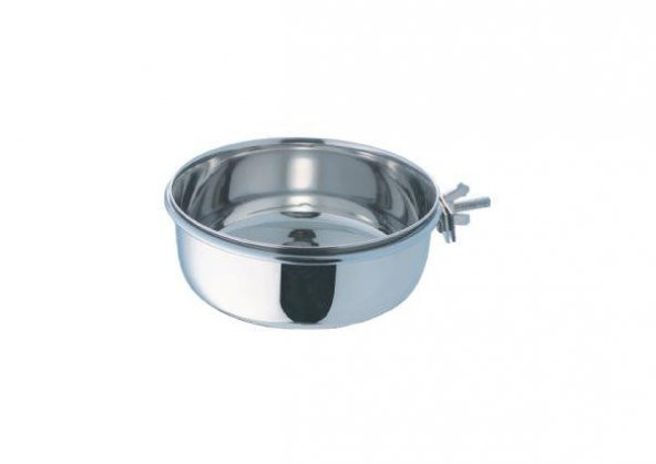 Maxi Life Vidalı Askılı Çelik Mama Kabı 15cm