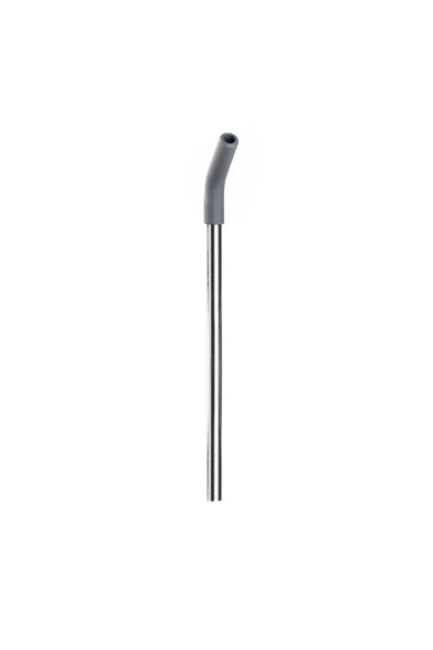 HENG GRİ 2 KAPAKLI ÇİFT KATMANLI PİPETLİ TERMOS BARDAK 410ML - 3