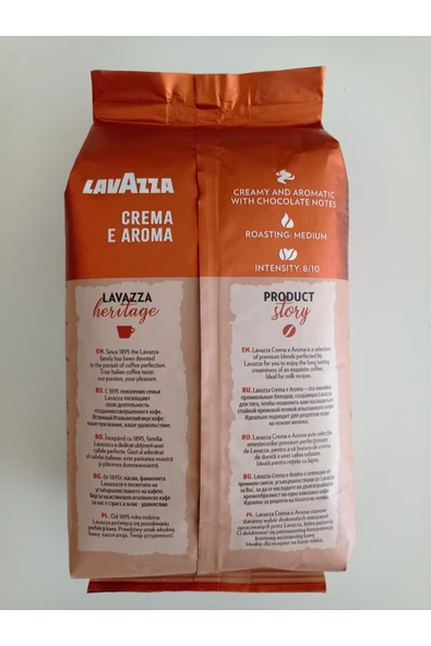 LavAzza Crema e Aroma Çekirdek Kahve 1kg Orijinal - 2