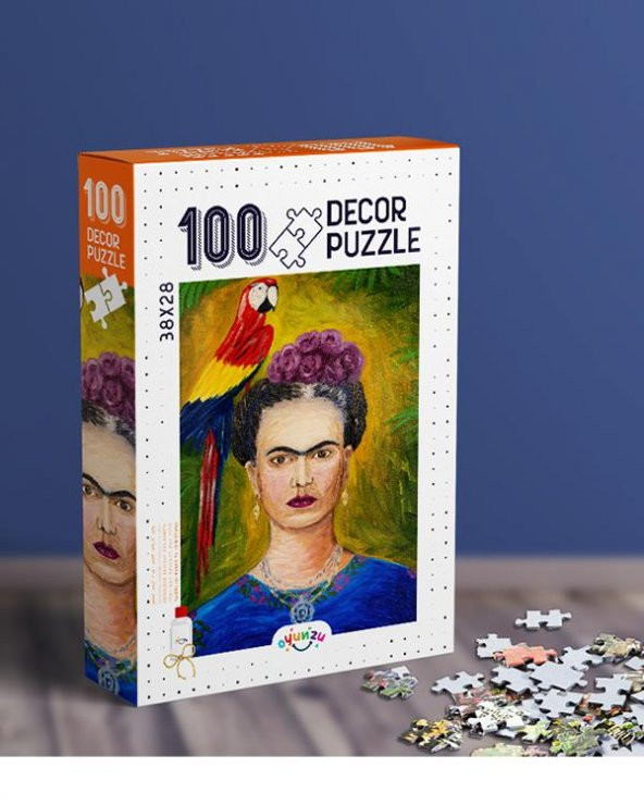 Oyunzu Frida Kahlo Puzzle 100 Parça