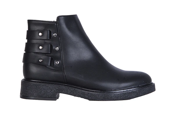 Moda Ayakkabı 156 Kadın Düz Bot Ayakkabı - Resim 5