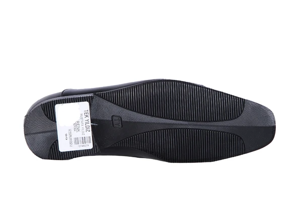 Tek Yıldız 99 Siyah % 100 Deri Erkek Klasik Ayakkabı - 7