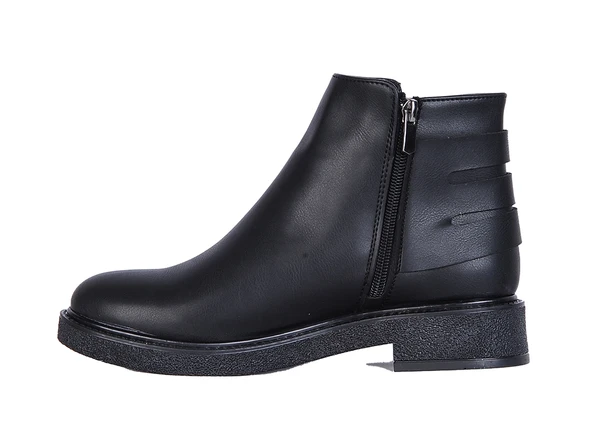 Moda Ayakkabı 156 Kadın Düz Bot Ayakkabı - 6