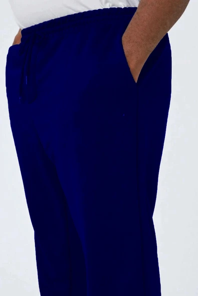 Erkek Battal Rahat Kesim İnce Eşofman Altı SPR24BEA51 - 8