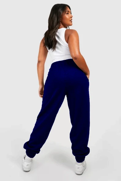 Kadın Battal Rahat Kesim İnce Eşofman Altı SPR24BEAK51 - 5