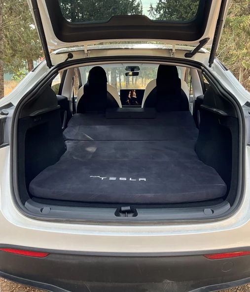 Tesla Model Y için Lüks Katlanabilir, Her An Hazır, Kamp Yatağı - 1