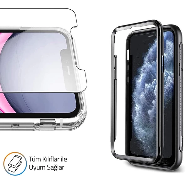 NoTech Samsung Galaxy A15 Temperli Cam Ekran Koruyucu - 4