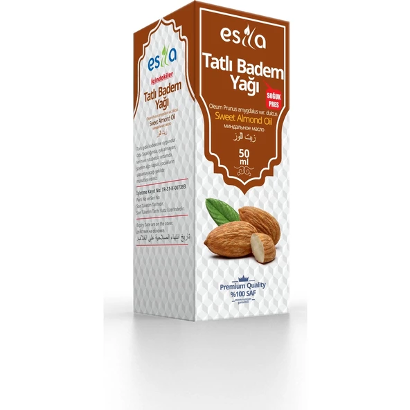 Esila Tatlı Badem Yağı 50 ML