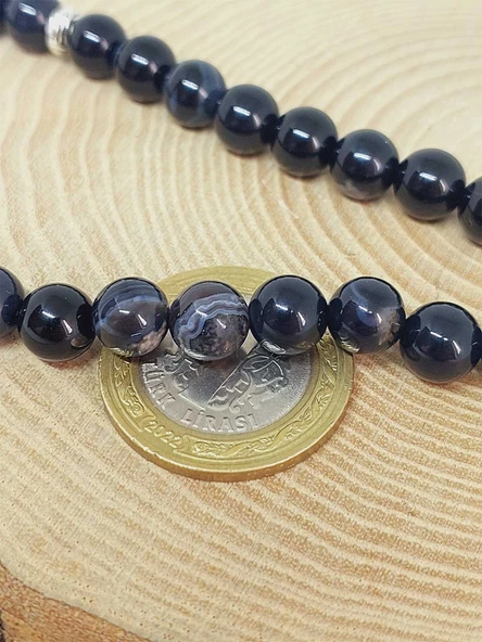 Akik Taşı Tesbih 33Lük 8mm (51330) - Resim 2