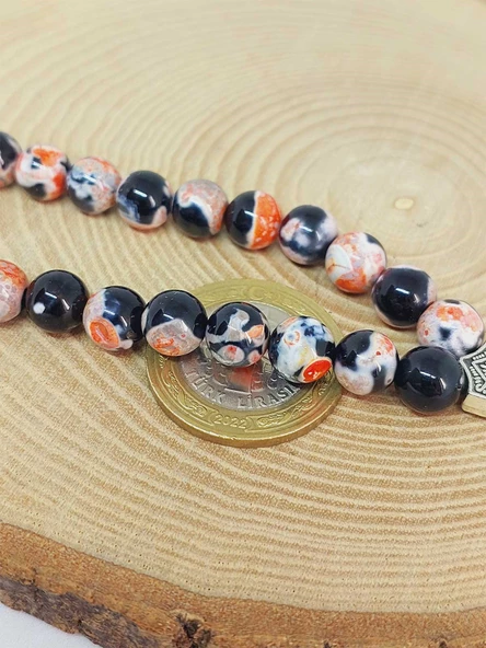 Akik Taşı Tesbih 33Lük 8mm (4555) - 2