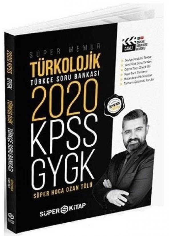 Süper Kitap Yayınları KPSS Süper Memur Türkolojik Türkçe Soru Bankası
